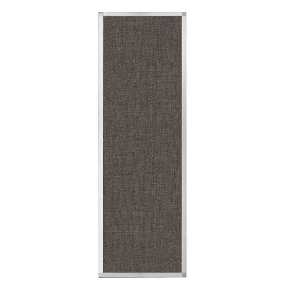 Versare Hush Panel Configurable Cubicle Partition 2' x 6' Mocha Fabric 1812499 - main